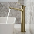 thumbnail image 4 of Indy Single Handle Vessel Bathroom Faucet in Brushed Gold (2-Pack), 4 of 15