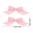 thumbnail image 3 of WEUVEB Double-Sided Tape Bow Satin Ribbon Bows Pink 20Pcs, 3 of 8