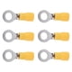 thumbnail image 3 of Terminales de cable, 500 piezas Terminales aislados Terminales aislados amarillos Terminales de anillo aislados Funcionalidad de alta precisión, 3 of 12