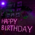 thumbnail image 3 of Neon Sign, Letter Neon Signs Neon Alphabet Light Light Up LED Letters Lights Light Up Marquee Letters Lights Battery USB Warm White, 3 of 8