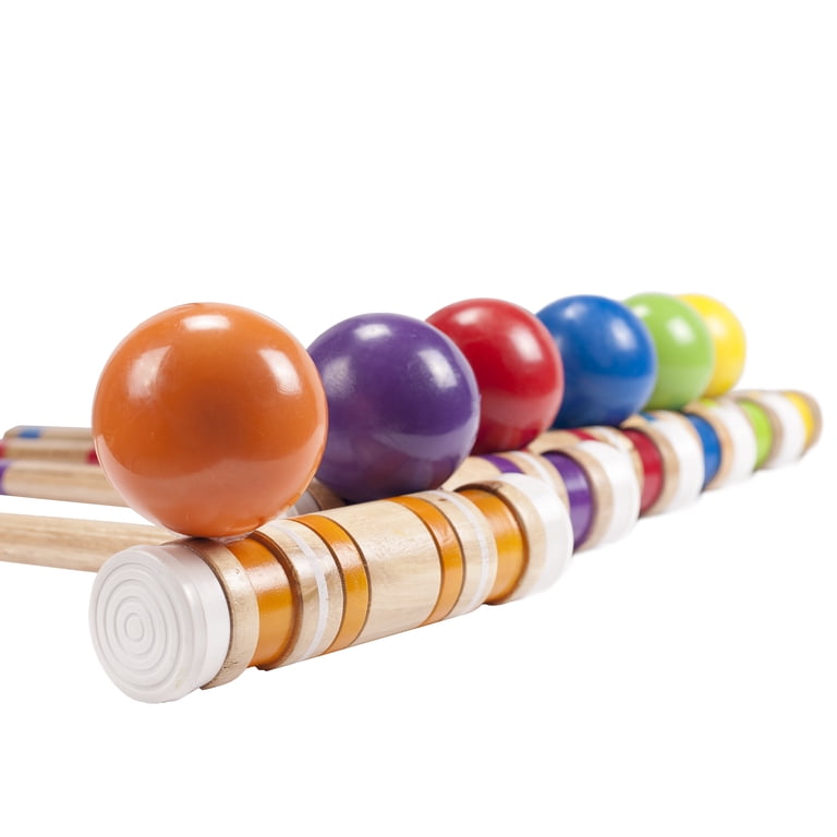 Hey! Play! Complete 6-Player Croquet Set With Case photo 5