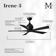 thumbnail image 2 of Matthews Fans - Irene-5 5-Blade 52 Inch Ceiling Fan In Contemporary and, 2 of 7