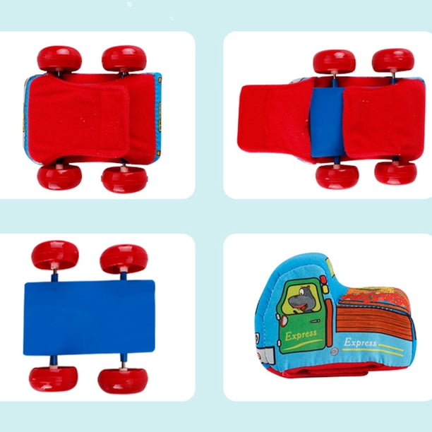 Voiture à Tirer En Tissu Pour Bébé – Jouet Doux En Forme De Lapin, Sans Piles, Pour 1-3 Ans, Développement Moteur Et Sensoriel