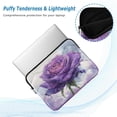 thumbnail image 5 of RMDQTR 16in Laptop Bag Briefcases Computer Inner Bags Computer Bags Laptop Sleeves Work Travel School Bag A Beautiful Purple Rose Portrait, 5 of 8