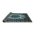 thumbnail image 2 of Ahgly Company Indoor Rectangle Oriental Turquoise Blue Industrial Area Rugs, 8' x 12', 2 of 4