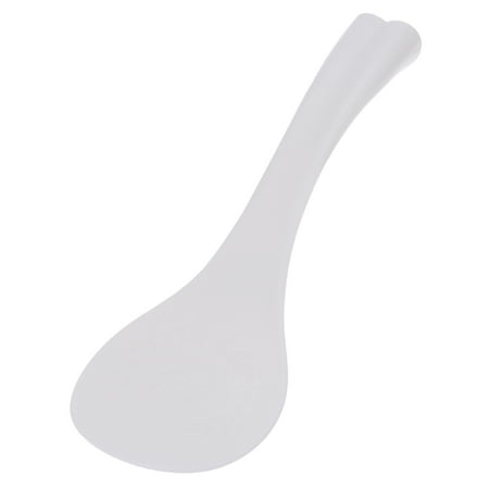 

Homemaxs Plastic Heart-shaped Handle Spoon Non Stick Rice Paddle Spoon Standing Ladle Creative Household Kitchen Tool