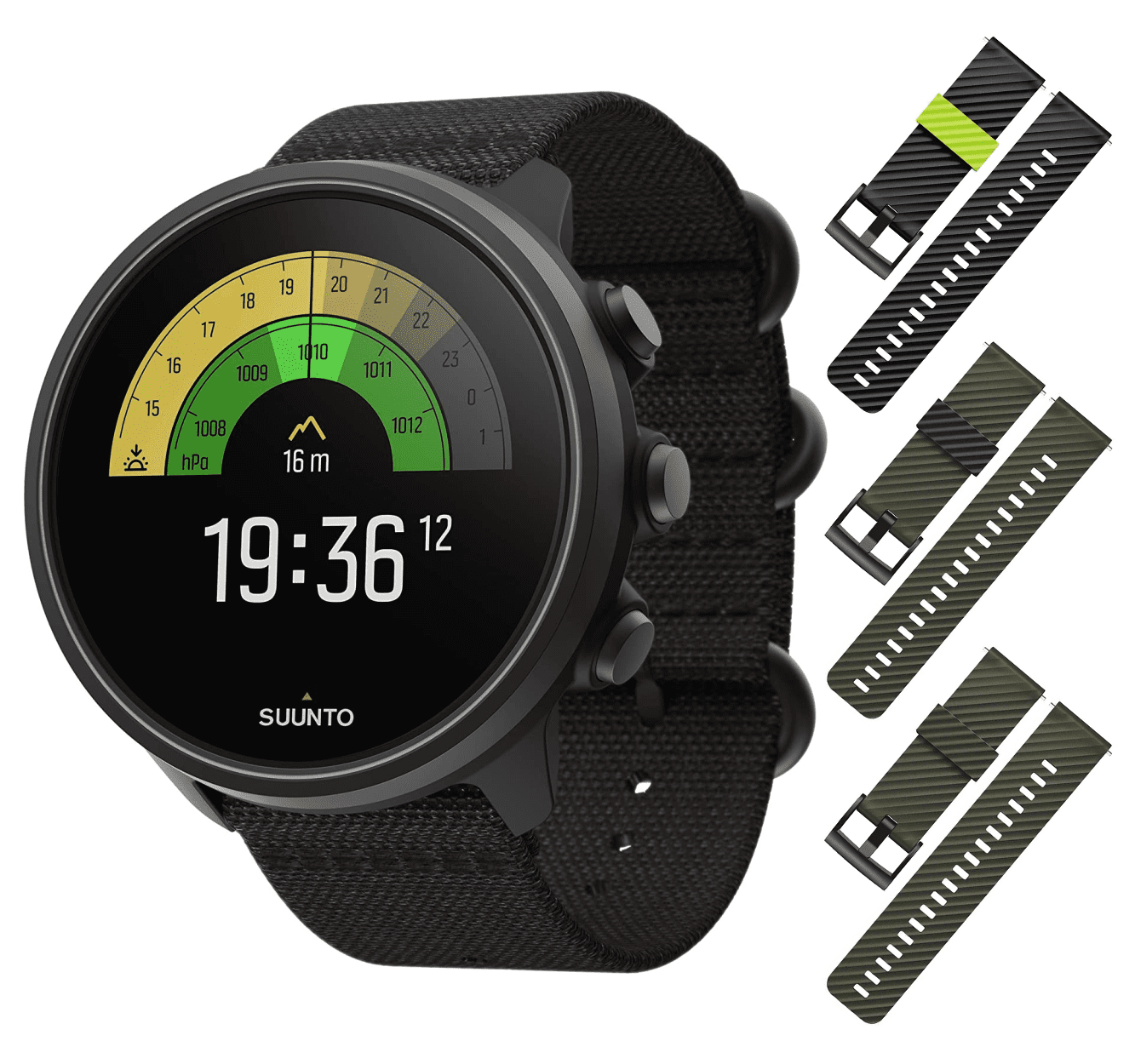 SUUNTO 9 Baro, GPS Sports Watch Smartwatch, Water resistant, Alti