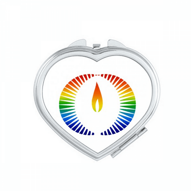 Light Differentiation Identity Rainbow Equality Mirror Travel Magnification Portable Handheld Pocket Makeup