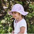 thumbnail image 5 of JAN & JUL Baby Beach Floppy Hat Girl 50+ UPF Sun Protection (M: 6-24 Months, Purple Daisy), 5 of 8