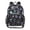 Colorful Dog Paw Prints, variant on PVC Transparent Backpacks Clear Backpack for Travel and Outings Colorful Dog Paw Prints