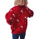 thumbnail image 5 of TRKIYQC Tops de punto de Navidad para mujer, calcetines de manga larga con cuello redondo, suéter informal suelto estampado TRKIYQC moda, 5 of 9