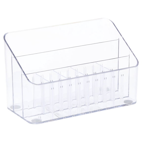 Pen+Gear Adjustable Storage Tray, Clear, 7.67” x 3.74” x 4.72”