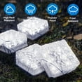 thumbnail image 2 of Solar Brick Lights Outdoor Solar Lights for Yard 4X4"Solar Brick Landscape Path Light, 4 Pack LED Light Brick Garden Decor for Pathway Patio Walkway Backyard Decoration,Cool White, 2 of 6