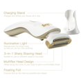thumbnail image 4 of Chainplus Electric Shaver Razor for Women Bikini Trimmer Painless Lady Electric Shaver Wet and Dry Pubic Hair Removal Trimmer for Leg Underarm Arm Rechargeable Cordless with LED Light, 4 of 7