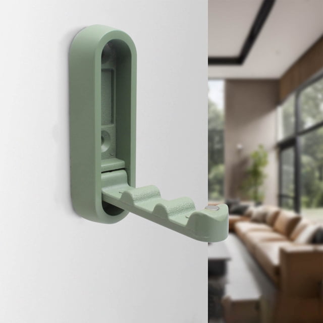 pstuiky Gancho plegable para ropa, vestíbulo de entrada, baño, armario para zapatos, gancho para ropa perforado, colgador de pared fijo, no requiere perforación