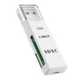 thumbnail image 1 of High Speed USB 3.0 Dual Slot SD TF Card Reader for PC Mac Data Transfer ABS Plastic External Memory Card Adapter, 1 of 8