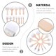 thumbnail image 3 of 12pcs nylon pelo pintura al óleo de madera cepillo bricolaje pincel plano placa plana, 3 of 5