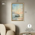 thumbnail image 5 of Boat On The Shore Sailing Wall Art Canvas Wall Art by Art Remedy, Gold Floater Frame, 25.5" x 37.5", 5 of 7