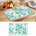 thumbnail image 6 of Spring Flowers Placemats Set of 4 Green Blossom Watercolor Botanical Florals Place Mats Indoor Wipeable Table Mats Washable Dining Table Placemats for Kitchen Holiday Party Home Decor 13x19 Inch, 6 of 9