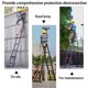 thumbnail image 2 of 2 fundas protectoras para patas de escalera plegables, prácticas y antideslizantes., 2 of 7