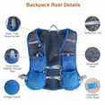 thumbnail image 4 of Running Hydration Vest, 5L Lightweight Pack Water Backpack for Men Women Outdoor Sports Trail Racing Marathon Hiking Hydration Vest, 4 of 6