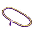 thumbnail image 3 of Uxcell 47 inch Graduation Leis 1 Pcs Graduation Ribbon Leis Graduation Money Leis Class Bright Color DIY Purple and Yellow, 3 of 5