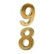 thumbnail image 1 of Letreros de dirección de puerta con números dorados, adhesivos para decoración de puertas de casa 8 9, 1 of 9