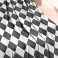 thumbnail image 3 of Black and White Checkerboard Checkered Pattern Blanket,Comfortable Soft Flannel Throw Blanket,All Season,Warm Lightweight Blankets for Sofa Bed Couch Living Room Chair,30"x40", 3 of 4
