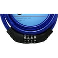 thumbnail image 6 of Dependable Industries 4-Digit Resettable Combination Bicycle Cable Lock, Blue, 6 of 6