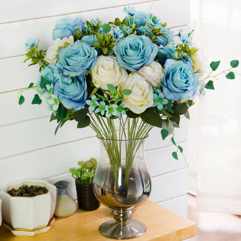 Details about   1 Bunch 11 Head Artifical Silk Rose Flower Bouquet Room Wedding Party Home Decor 