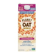 Planet Oat Unsweetened Vanilla Oat Milk Refrigerated, 52 oz