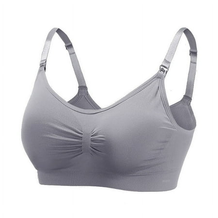 Pregnant women s underwear nursing large size nursing bra pregnancy without steel ring seamless front opening buckle gathered nursing underwear thin