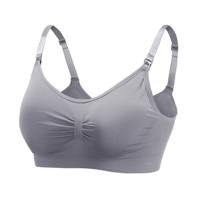 Sujetador push-up antiflacidez for embarazadas con hebilla delantera y talla grande