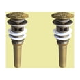 thumbnail image 5 of Renovators Supply Antique Brass Pop-Up Sink Drain Decorative Carving Pack of 2, 5 of 7