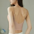thumbnail image 5 of Leesechin Ribbed Camisole Tops for Women with Built-in Bra Straps Cami Layering Tanks, 5 of 5