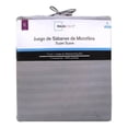 thumbnail image 1 of Juego de Sábanas Mainstays Microfibra King Liso Gris 4 Piezas, 1 of 1