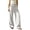White, variant on Bixock Women Pajamas Pants Loungewear Pants Solid Color Long Pajama Pants Straight Leg Elastic Drawstring Waist Side Pockets Soft Homewear Indoor Sleepwear Trousers Women Clothings