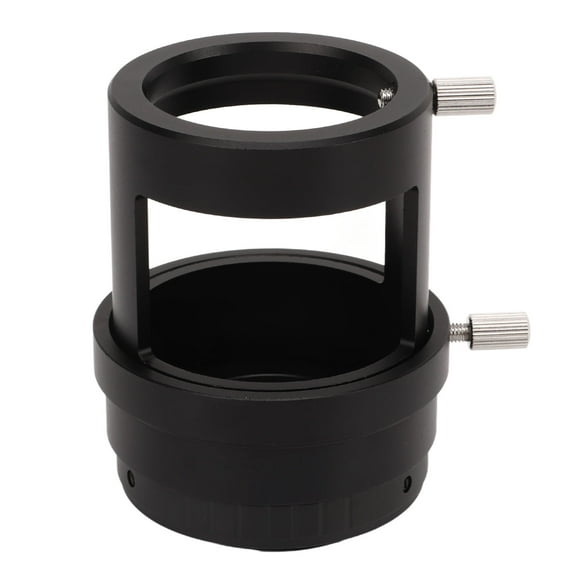 Spotting Scope Camera Adapter Tube, Male Thread M42x0.75 Aluminum Alloy Height Adjustable T2 To OM SLR Camera Adapter Tube Practical For Visual Photography