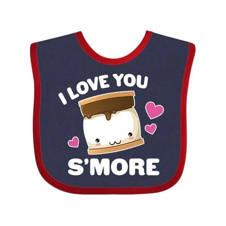 

Inktastic Valentines Day I Love You S more with Pink Hearts Gift Baby Boy or Baby Girl Bib