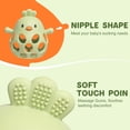 thumbnail image 2 of 1 Pack Baby Teething Toys Soft Silicone, Baby Teethers for Babies 3-6 Months BPA Free, Anti-Drop Teething Mitten, 100% Food-Grade Silicone, Baby Chew Toys for Sucking Needs (Green), 2 of 5