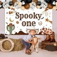 thumbnail image 5 of Halloween Western Cowboy 1st Birthday Party Decorations Spooky One Backdrop Brown Balloon Garland Arch Kit Number 1 Foil Balloons for Cowboy 1st Birthday Party Decor Supplies, 5 of 7