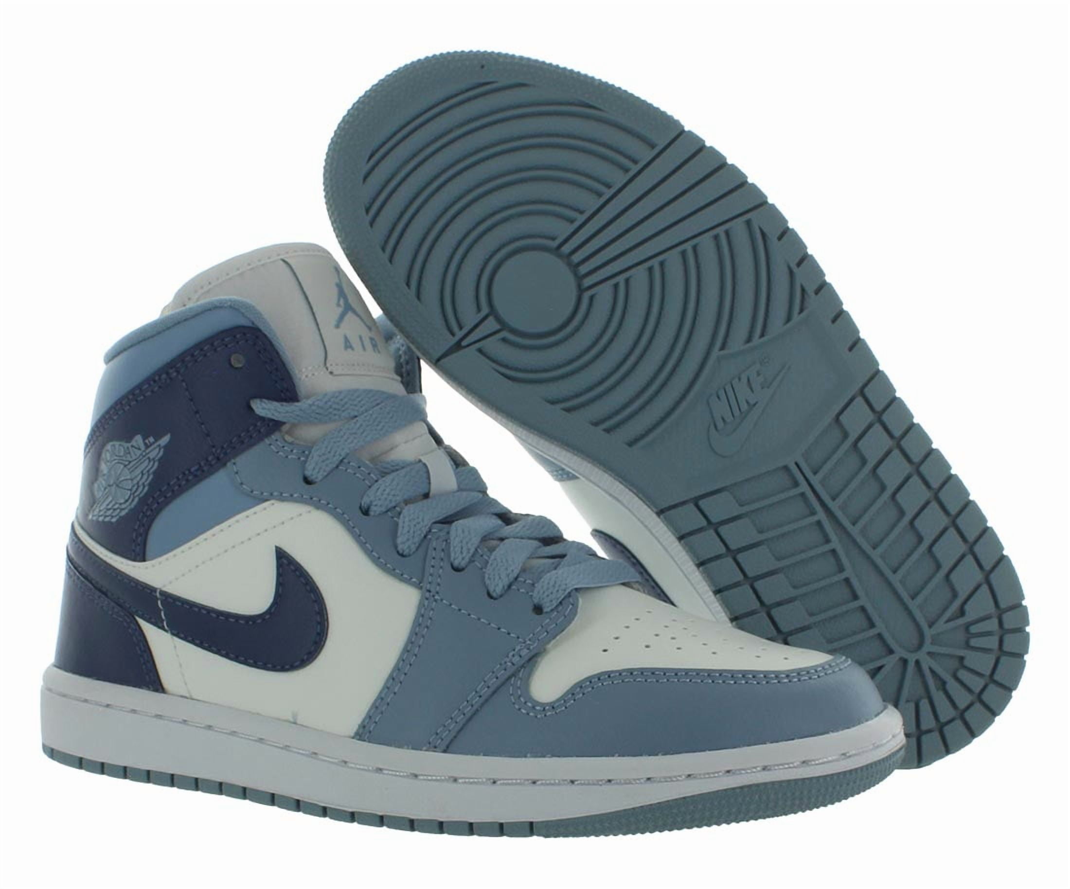 Nike Air Jordan Mid Womens Shoes Size 9, Color: Sail/Diffused