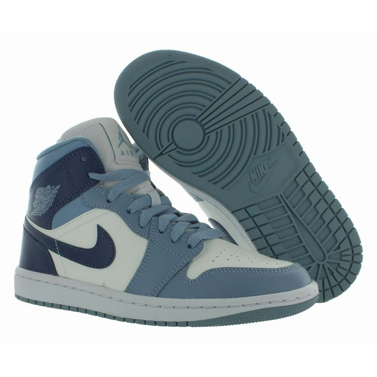 Air Jordan 1 Mid グレー/ブルー 9.5 (US) Amazon.com | Jordan Women's 1 Mid Sail/Diffused Blue-Blue