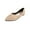Beige, variant on Womens Suede Pointed Toe Ballet Flats Comfortable Wedding Party Casual Slip-On Ballerina Dressy Shoes for Women Walking Shoes