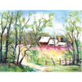 thumbnail image 3 of Williams, Todd 14x12 Black Modern Framed Museum Art Print Titled - Spring Farm, 3 of 5