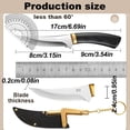 thumbnail image 2 of 1PC Small Knife Hummingbird Multi Functional Stainless Fruit /Meat | Portable Sharp Outdoor Tool Yellow, 2 of 8