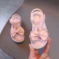 thumbnail image 2 of Zanarzt Toddler Girls Shoes Sandals Toddler Girl Sandals Little Girl Summer Dress Shoes Lightweight Open Toe Beach Holiday Pink,US 3-3.5 Years, 2 of 4