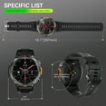 thumbnail image 3 of EIGIIS Smart Watch for Men Women Bluetooth Call (Answer/Make Call) 3ATM Waterproof 1.45'' Military Tactical Fitness Watch Tracker, 3 of 7