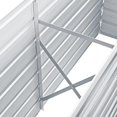 thumbnail image 3 of vidaXL Garden Raised Bed Galvanised Steel 160x40x77 cm Grey, 3 of 4