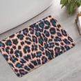 thumbnail image 2 of Leopard Print Pattern Bathroom Rugs Mat,Non Slip Microfiber Bathroom Rug,Rubber Backing,Soft Bathroom Mats for Bathroom Floor,Tub and Shower,17x27in(43x68cm), 2 of 5
